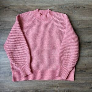 Pink LOFT mockneck sweater